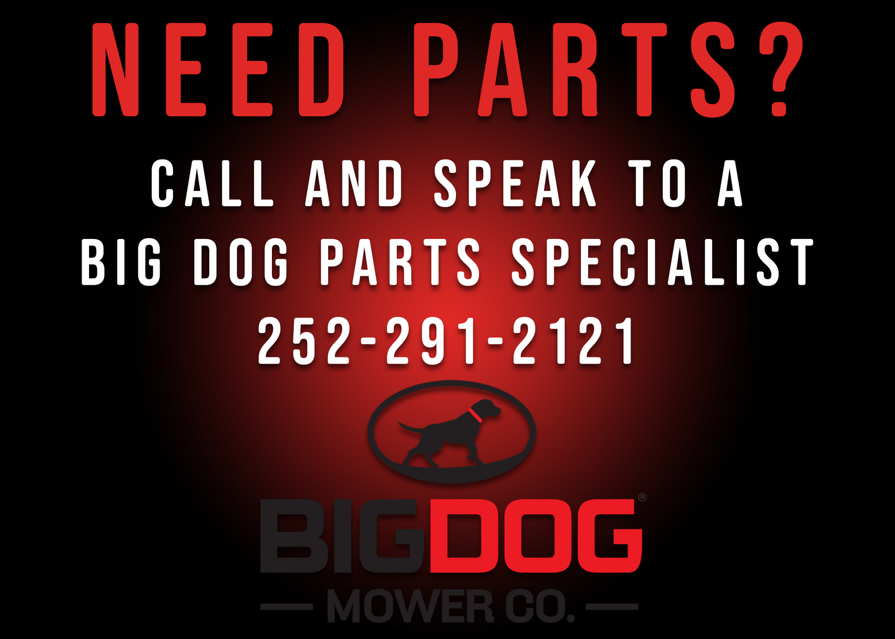 Big Dog Mower Parts