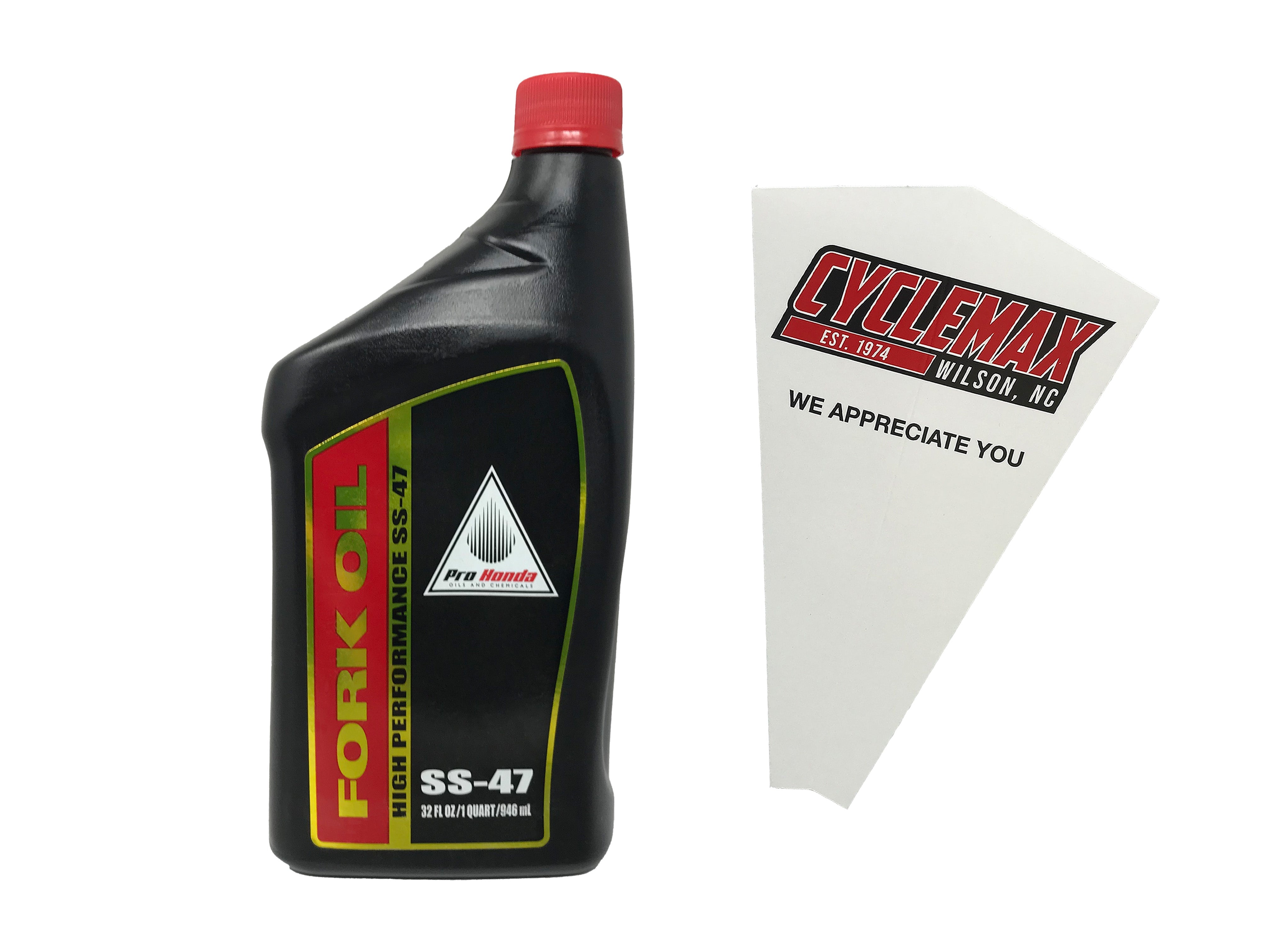 Cyclemax One Pack for Honda HP Fork Oil 08208-0013 Contains One Quart and a Funnel