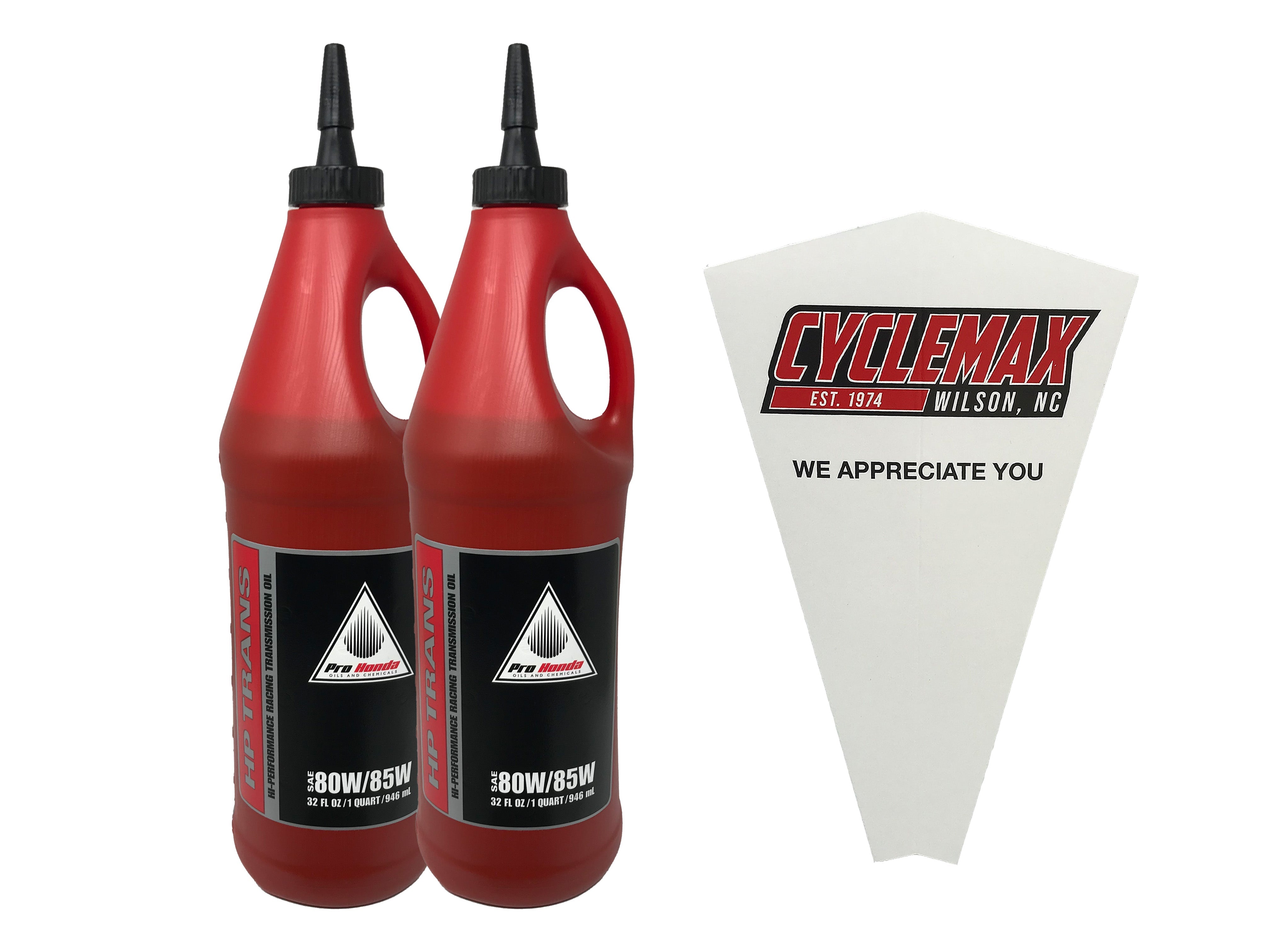 CYCLEMAX Two Pack for Honda HP Transmission Oil 08C35-A851M01 Contains Two Quarts and a Funnel